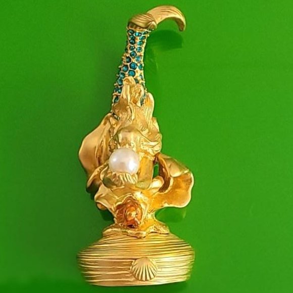 Estee Lauder Solid Perfume Compact Limited Edition Collector - Sparkling Mermaid - Picture 8 of 14